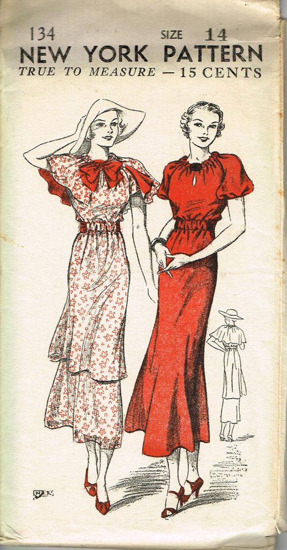 1930s bow dress