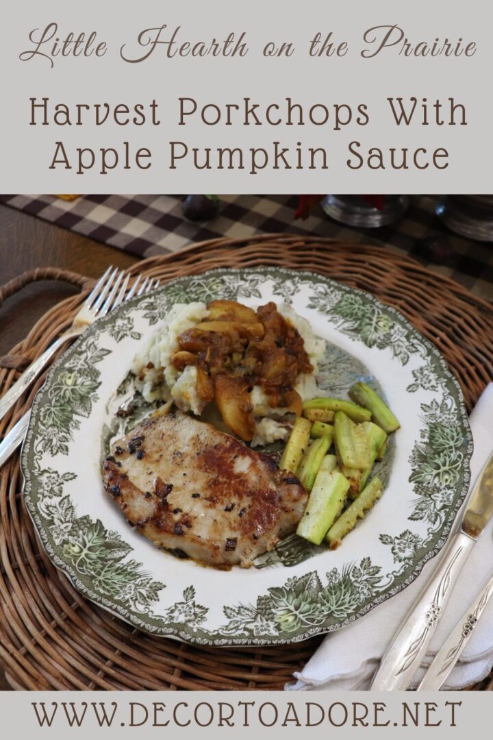 Harvest Porkchops With Apple Pumpkin Sauce