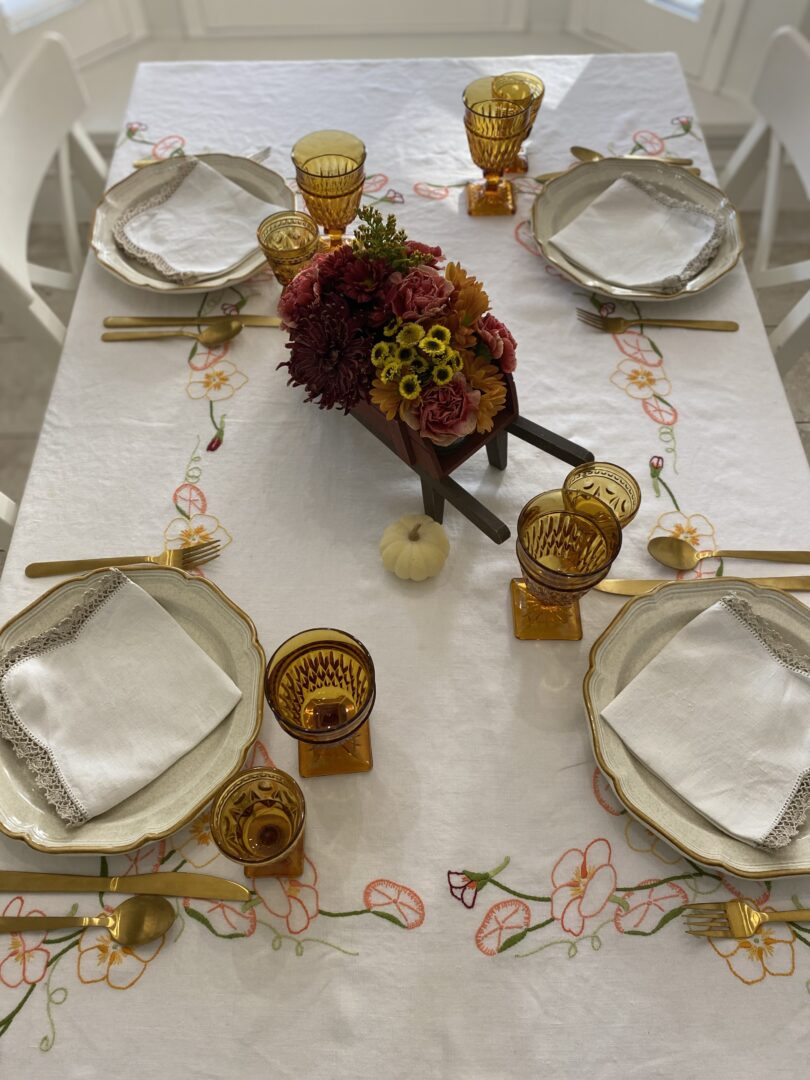 Fall tablescape