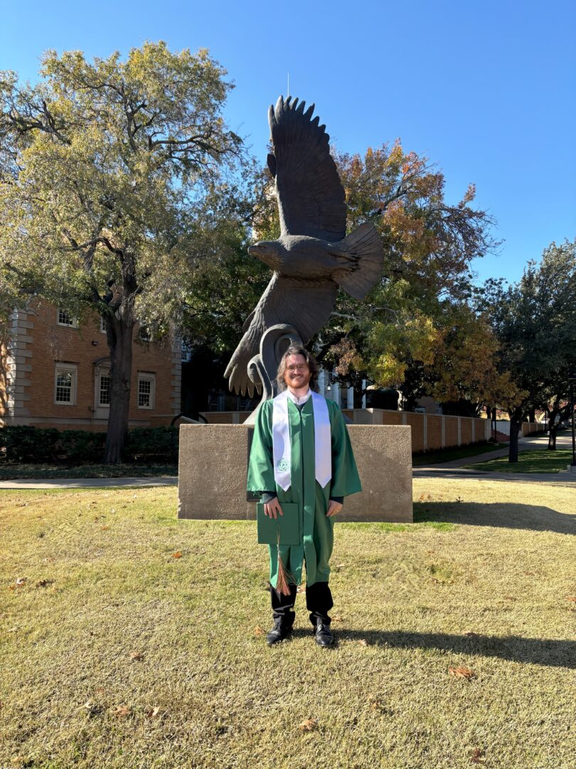 Ian with the Eagle