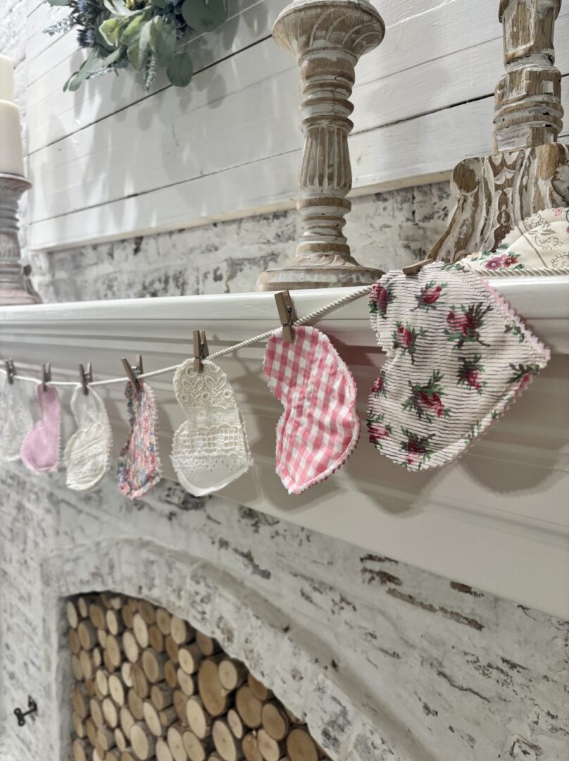 Quilted Heart Garland