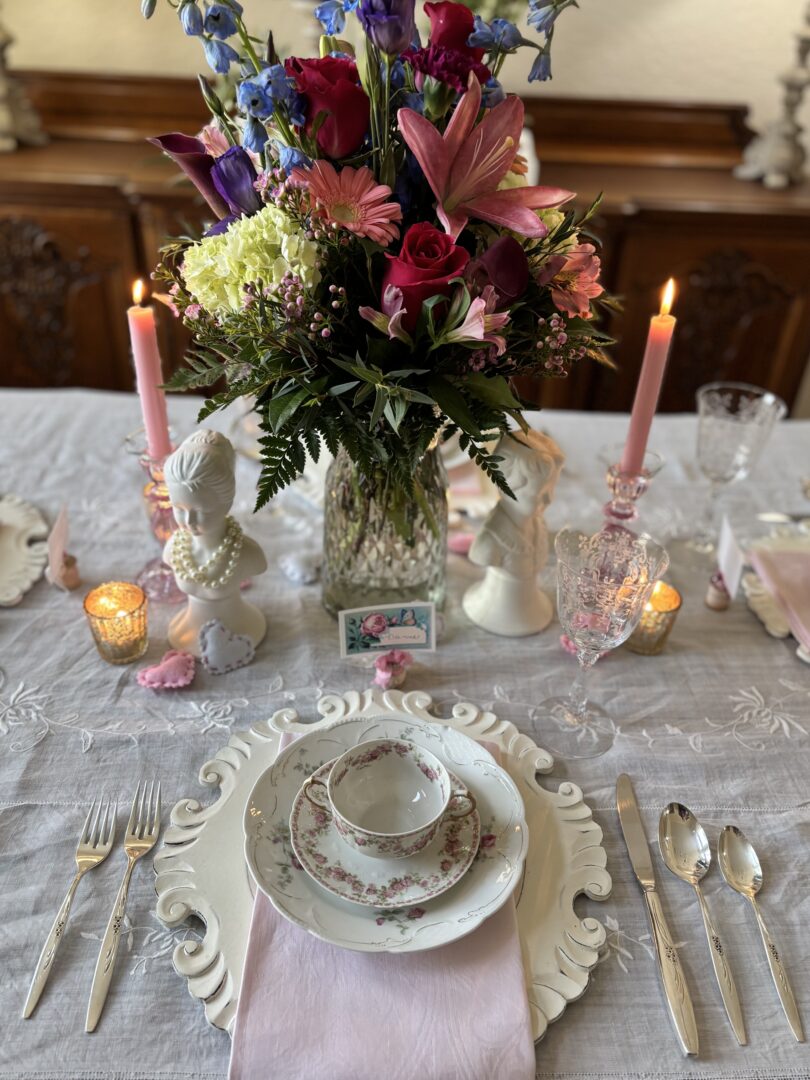 Pretty In Pink Palentine Table