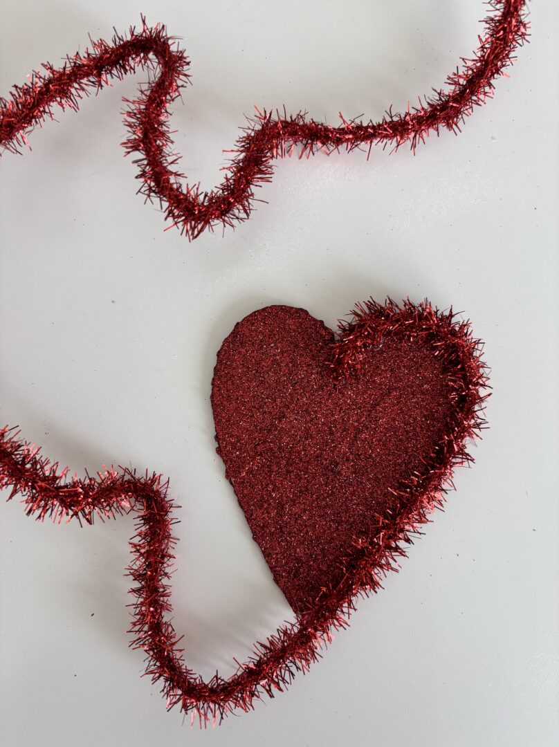 Glitter heart