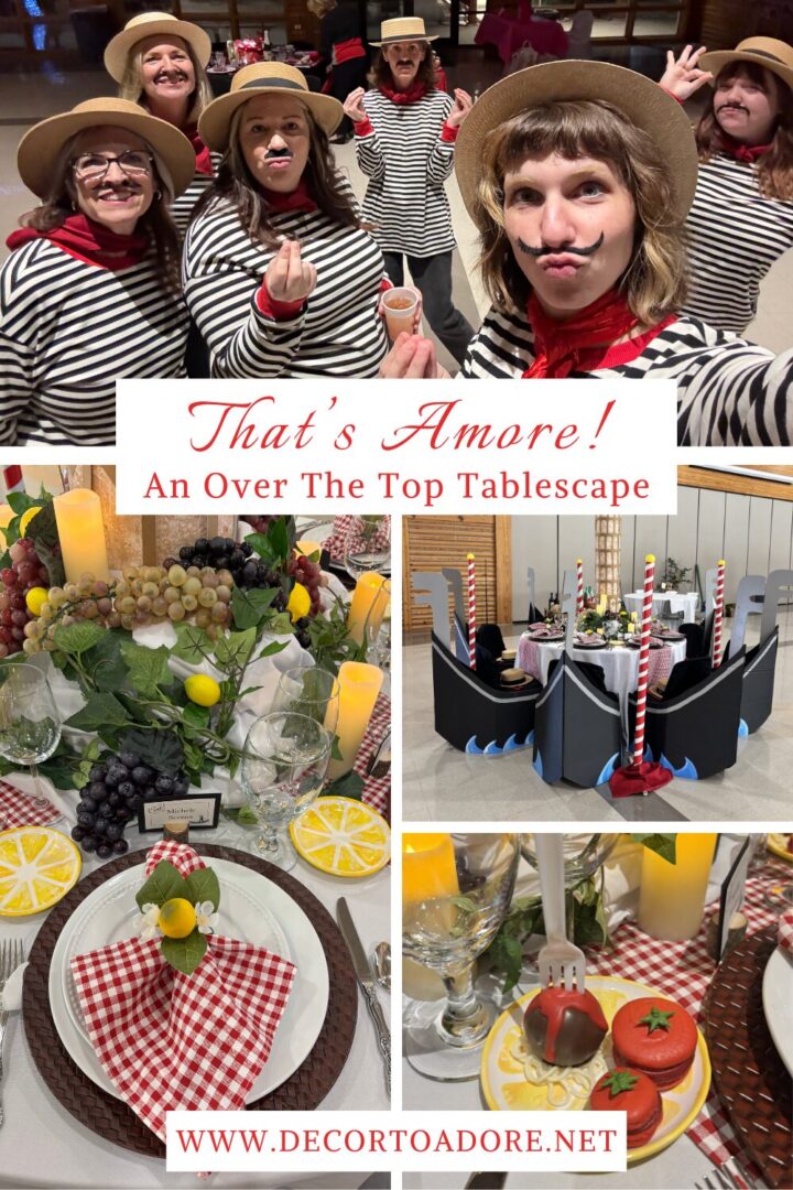 That's Amore Over The Top Tablescape