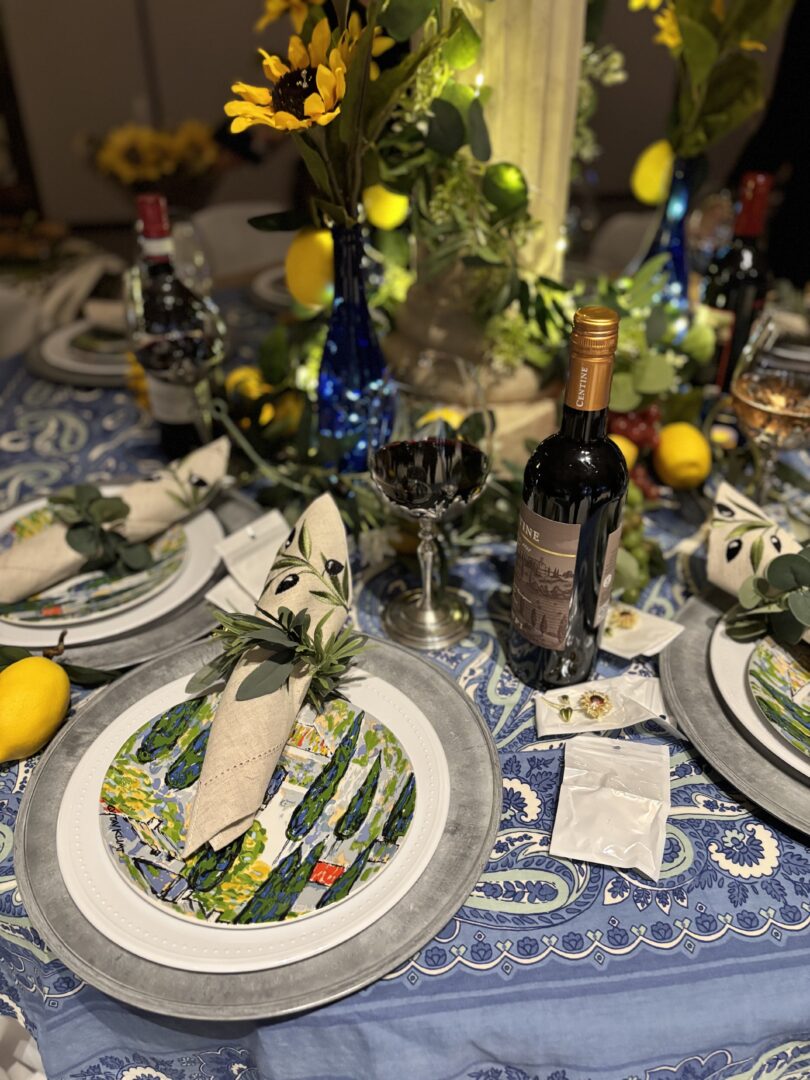 Tuscany tablescape