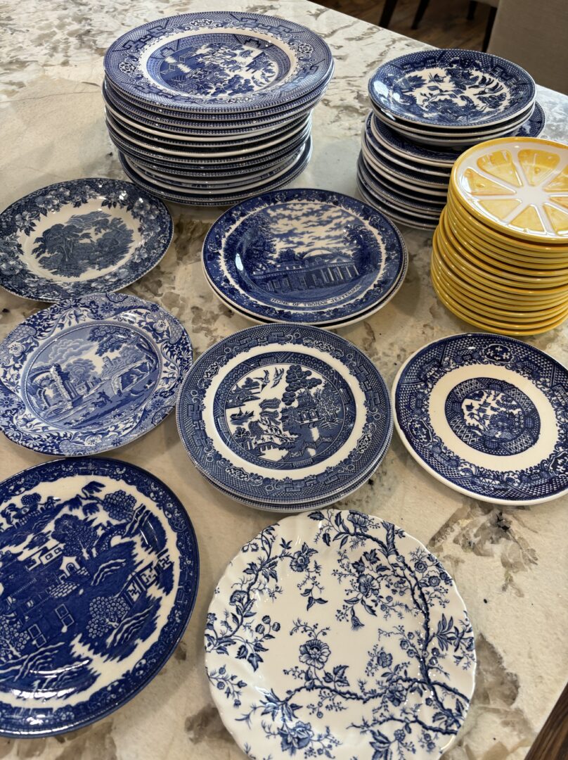 Blue and white china