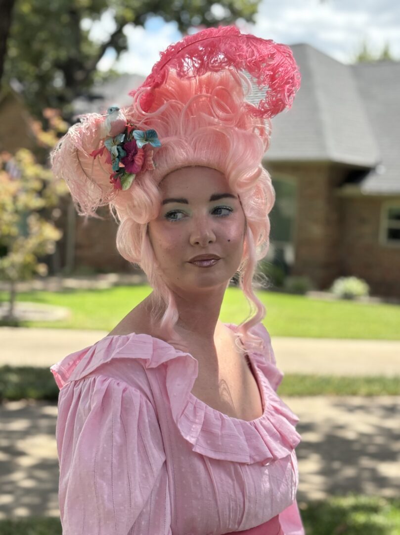 Pink Rococo wig