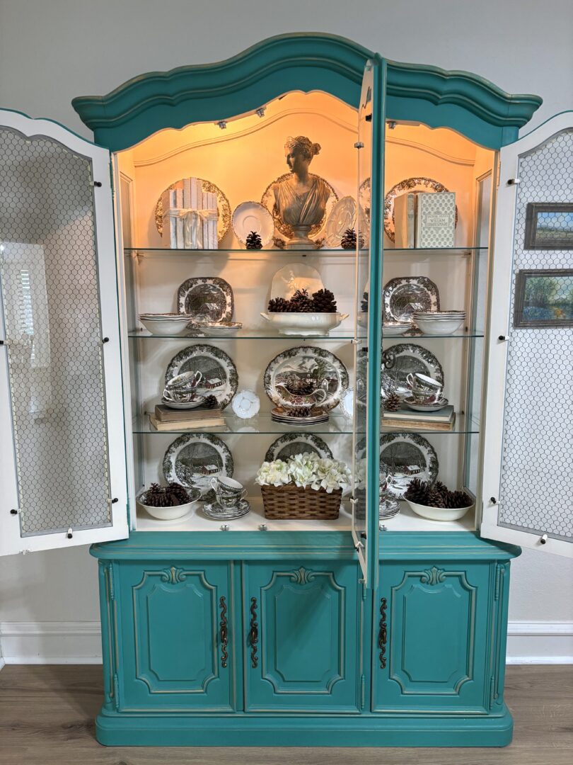 A Touch Of Fall In The Green Hutch