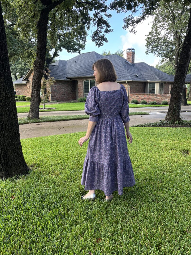 A Cozy Dress For Early Fall hidden zipper