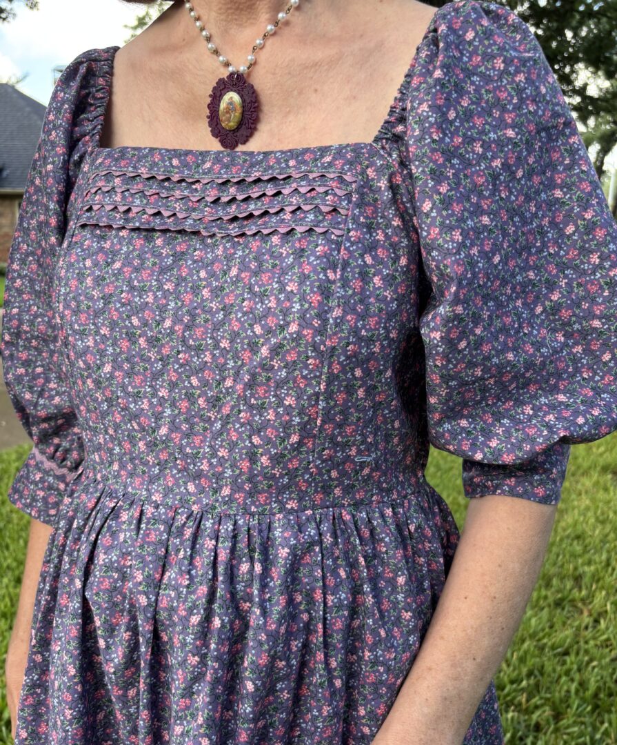 A Cozy Dress For Early Fall sleeve alteration