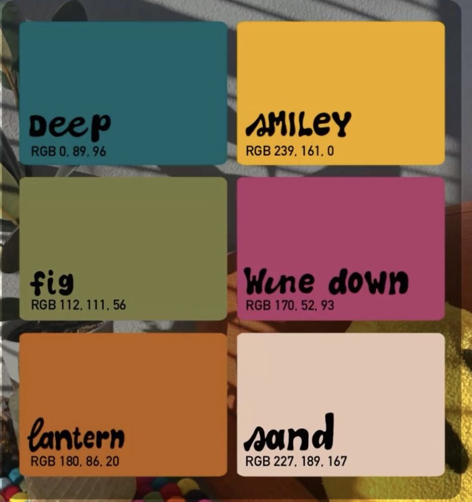 Wedding Color Palette