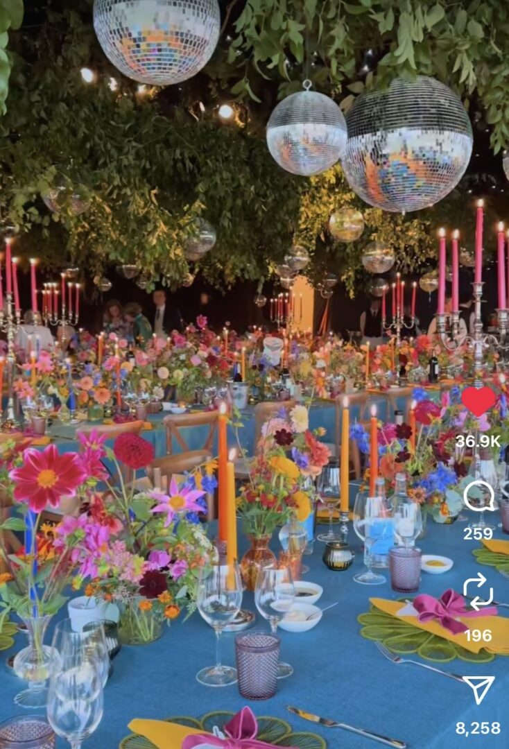 Dream wedding dinner