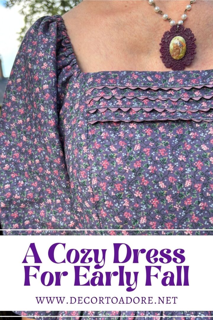 A Cozy Dress For Early Fall