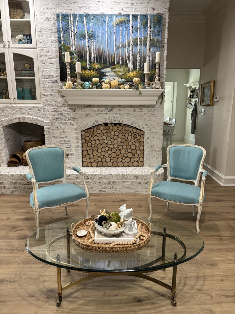 Autumnal Touches In The Living Room