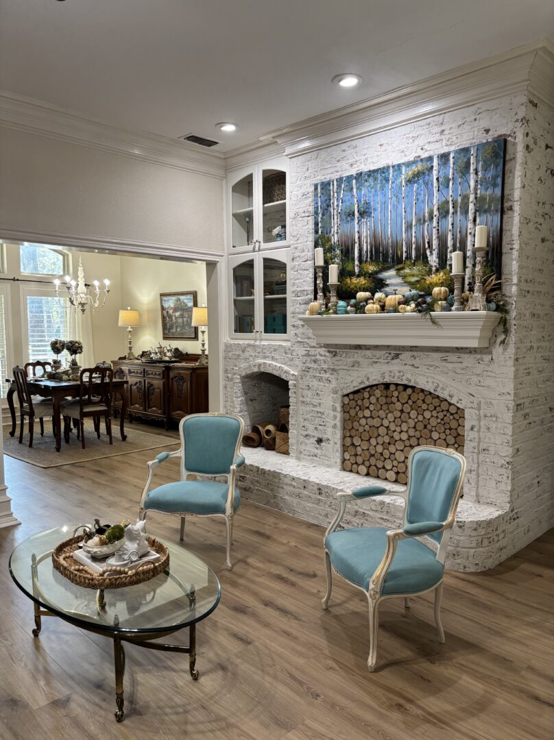 Autumnal Touches In The Living Room