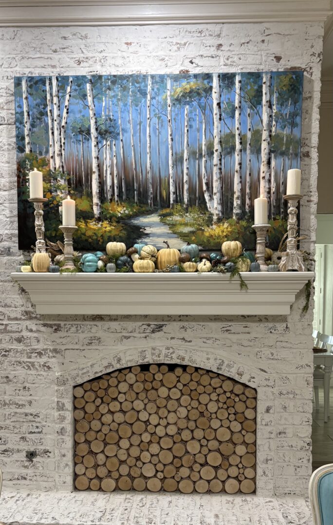Fall mantel