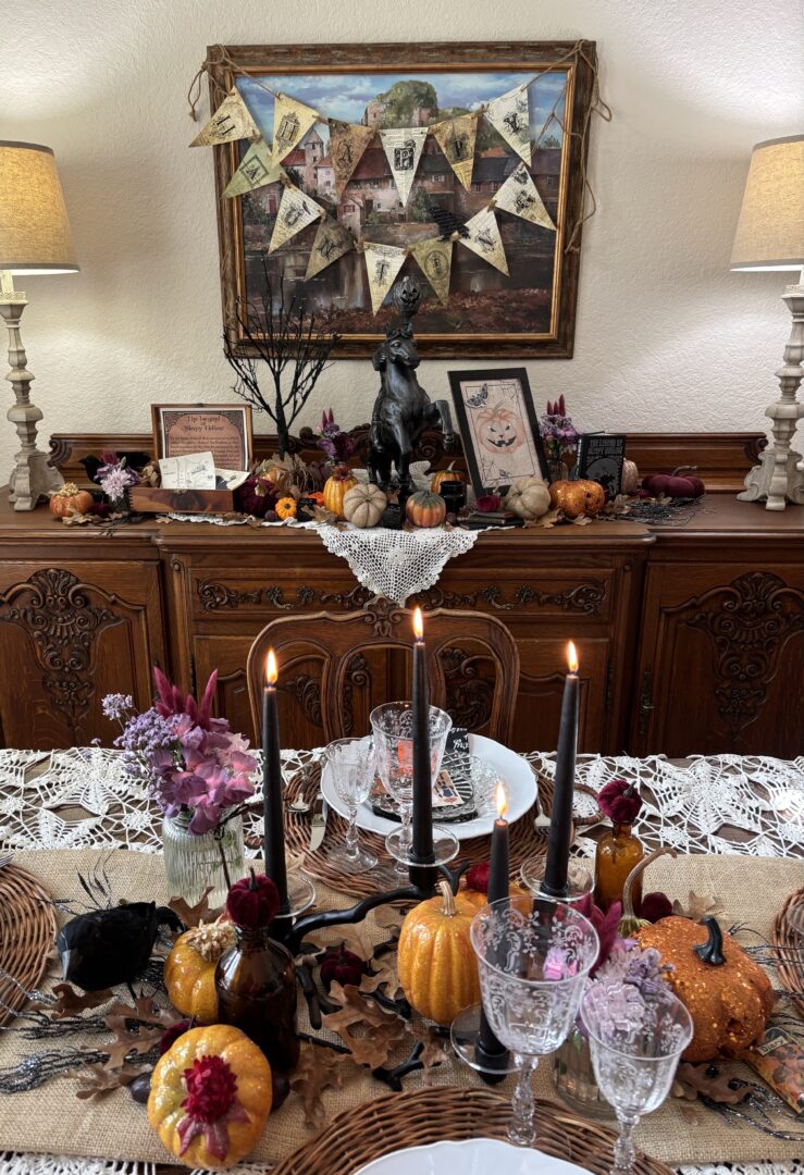 The Legend of Sleepy Hollow Tablescape