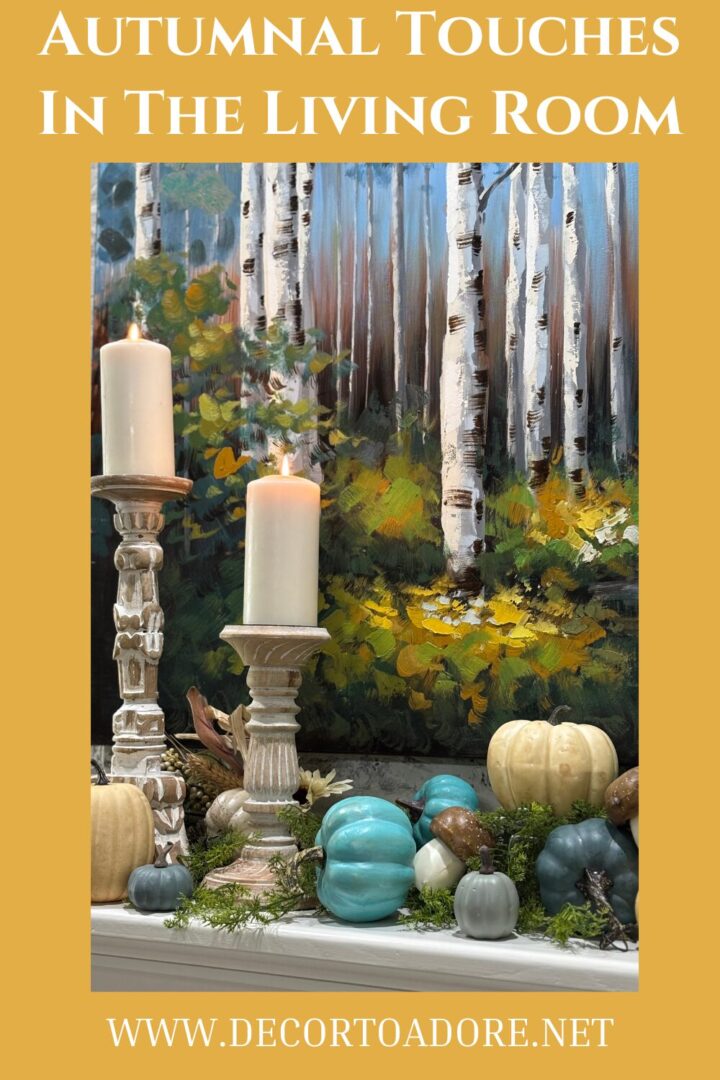 Autumnal Touches In The Living Room