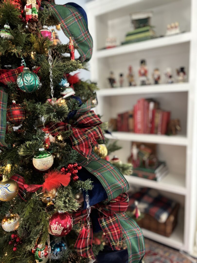 Ralph Lauren on a budget Christmas tree.