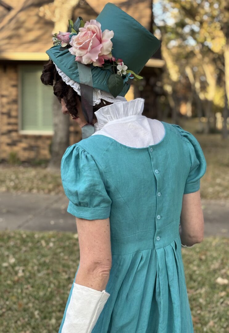 Out of Portrait Regency High Crown Bonnet