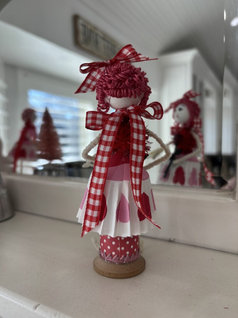 Vintage Inspired Valentine Spun Cotton Cuties