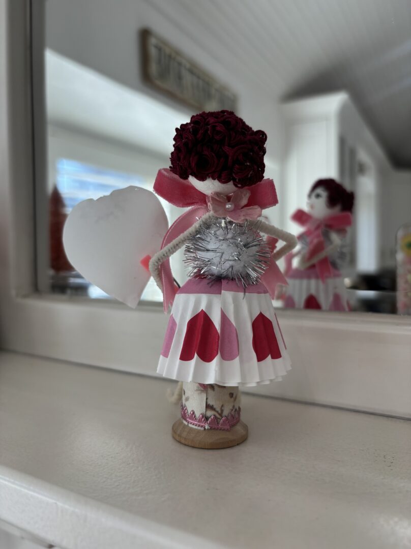 Vintage Inspired Valentine Spun Cotton Cuties