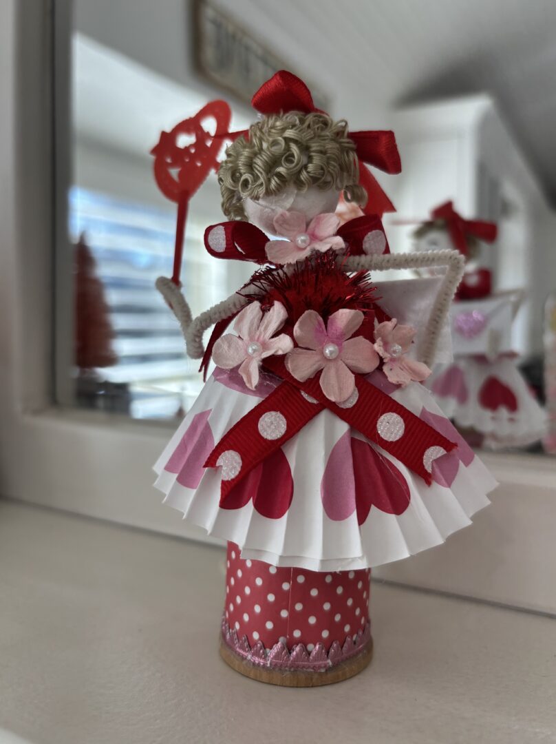 Vintage Inspired Valentine Spun Cotton Cuties