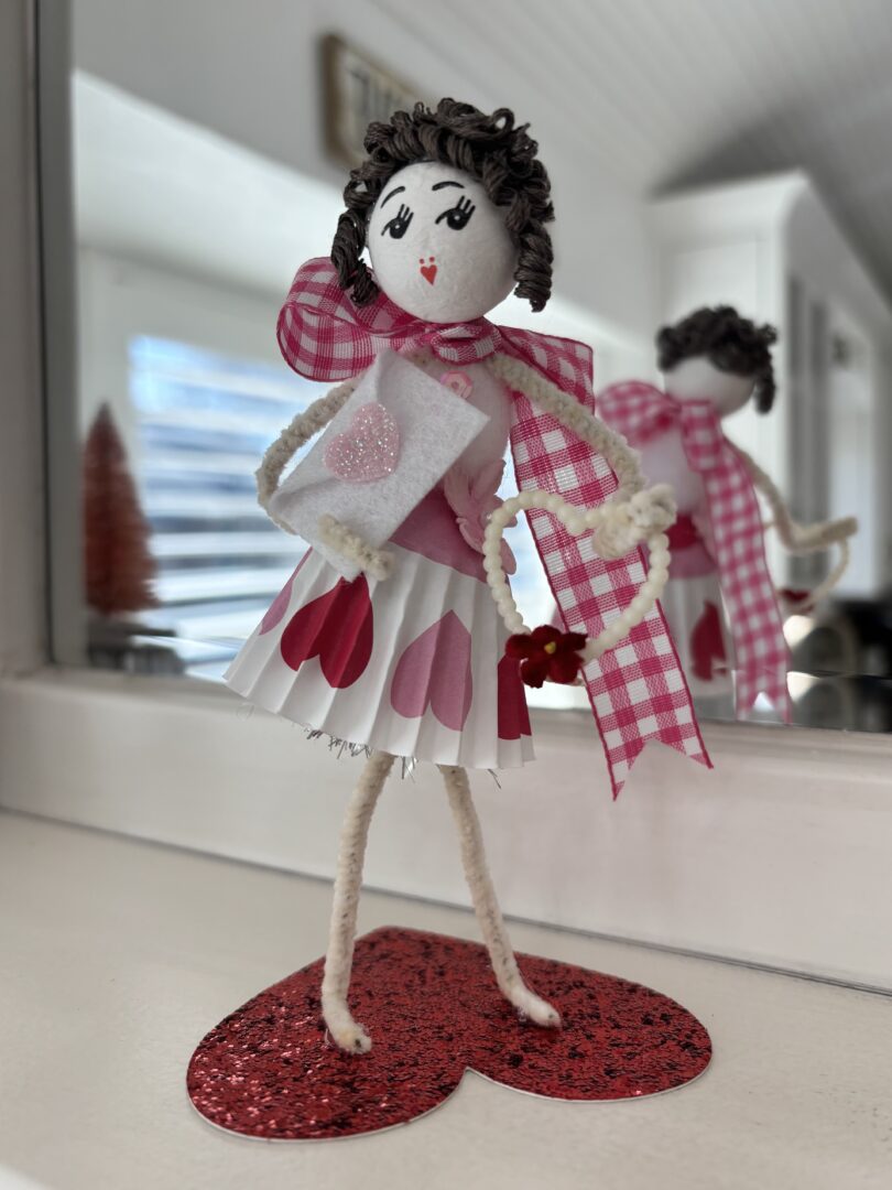 Vintage Inspired Valentine Spun Cotton Cuties