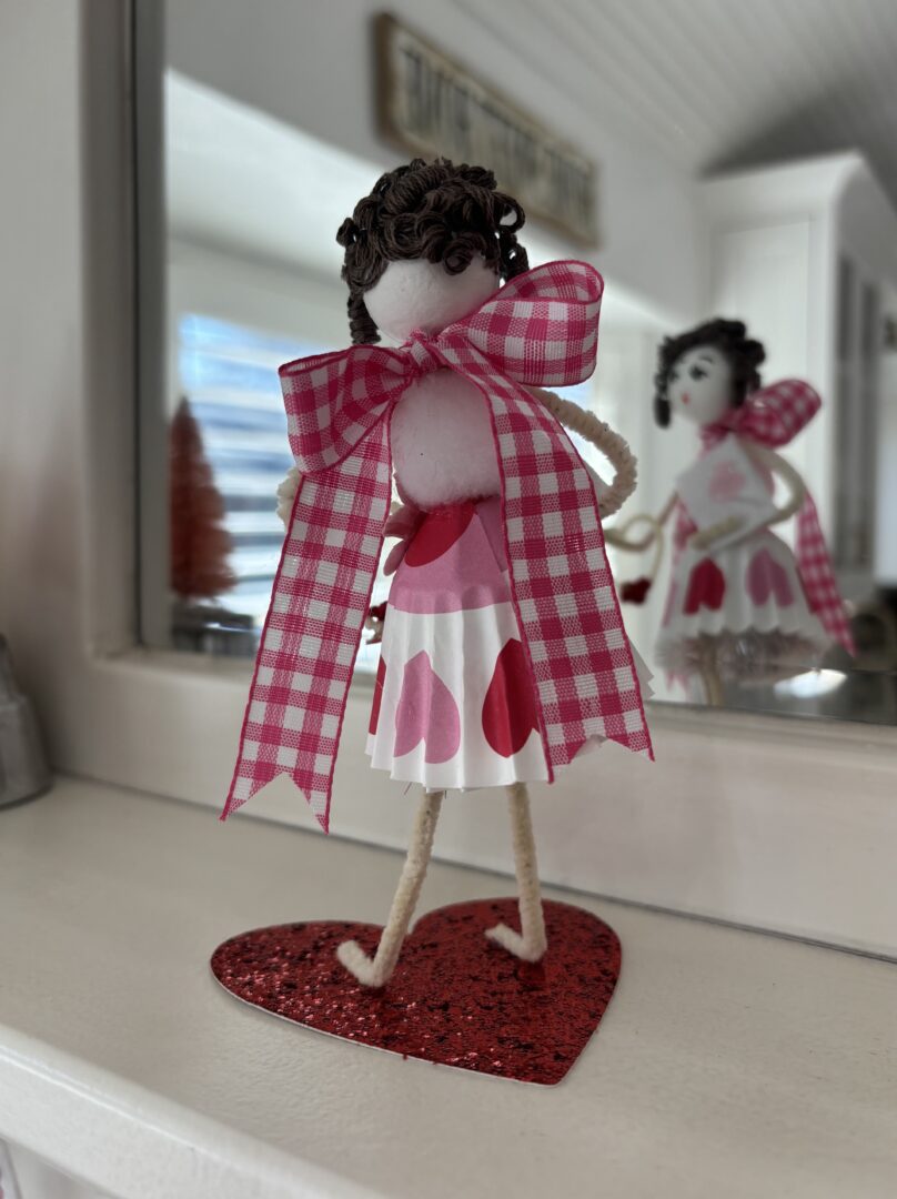 Vintage Inspired Valentine Spun Cotton Cuties