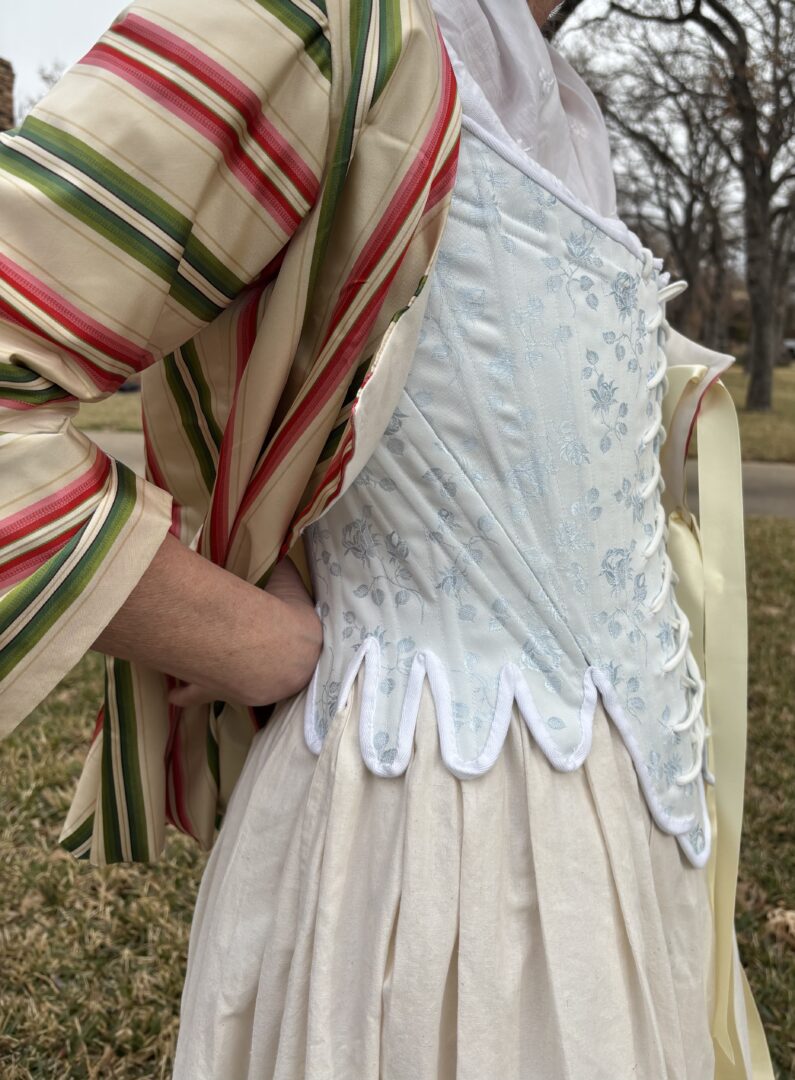 1780s stays with hand bound tabs