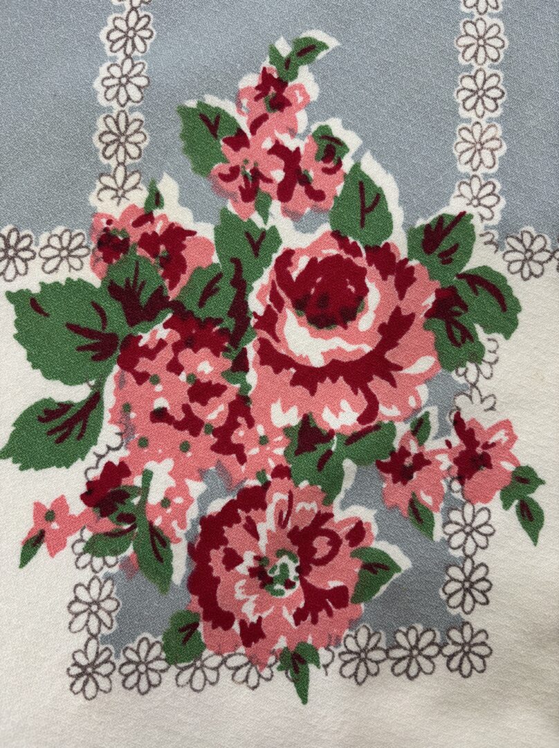 vintage Valentine tablecloth