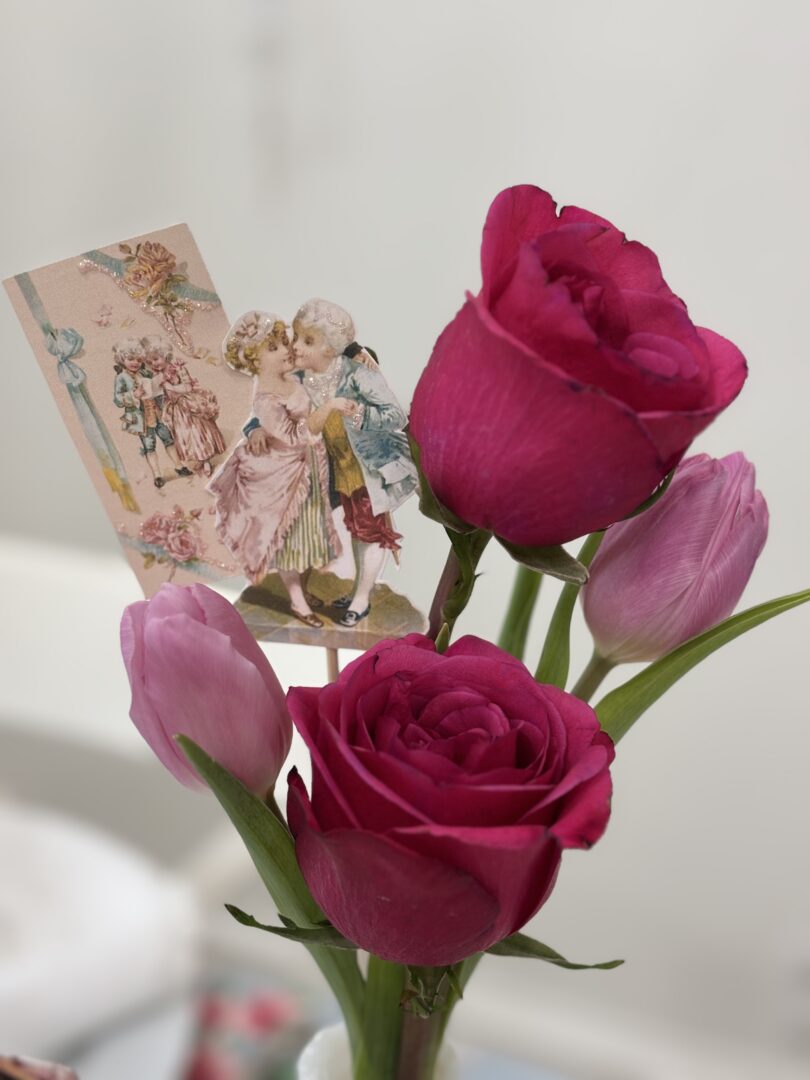 Easy Low Cost Valentine Centerpiece