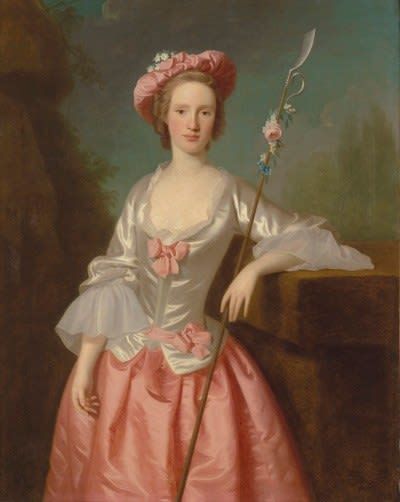 Portrait of a Lady as a Shepherdess, Allan Ramsay