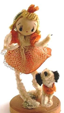 Vintage Chenille Figures