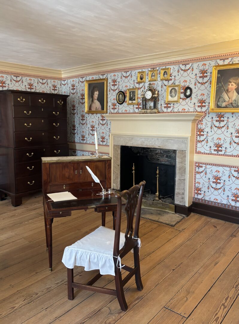 Martha Washington's desk. 