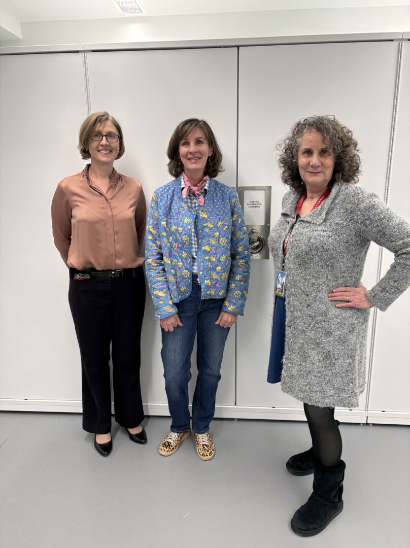 Amanda Isaac, Laura Ingalls Gunn and Mrs. Kathrin Breitt Brown