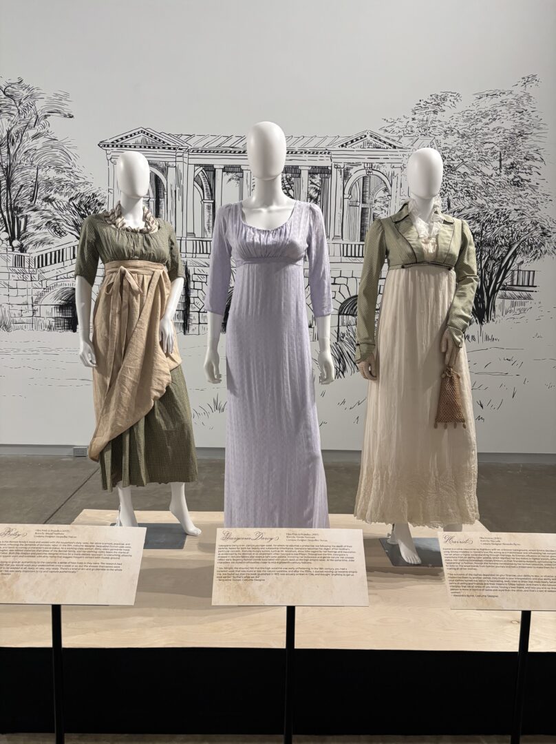 Exhibit of Emma and Pride and Prejudice Costumes