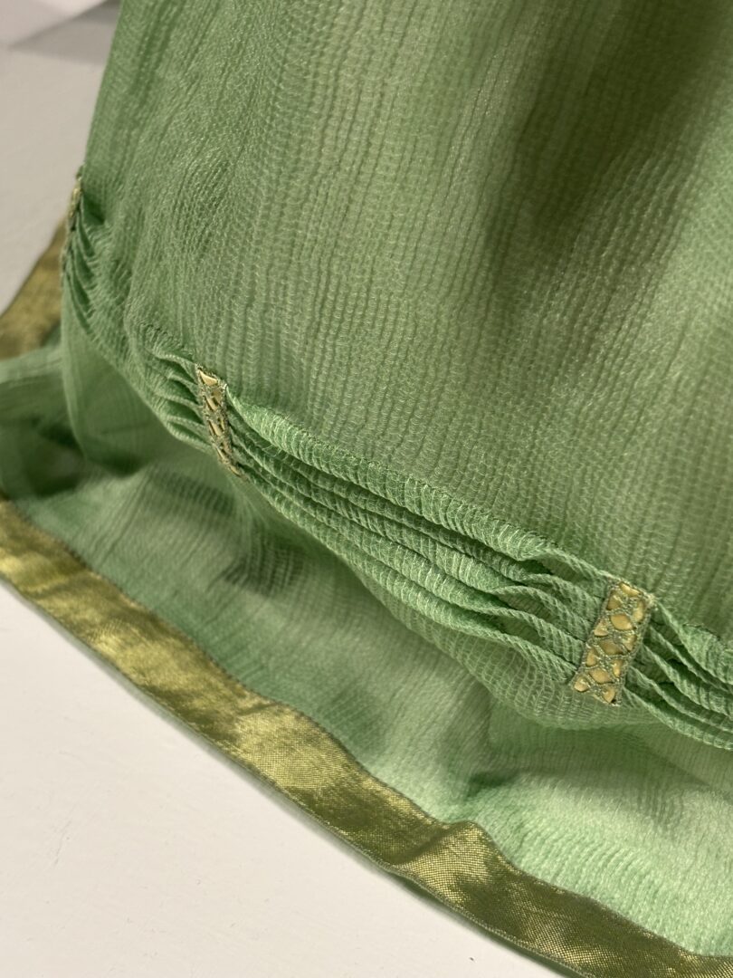 Mrs. Weston's hem detail. 