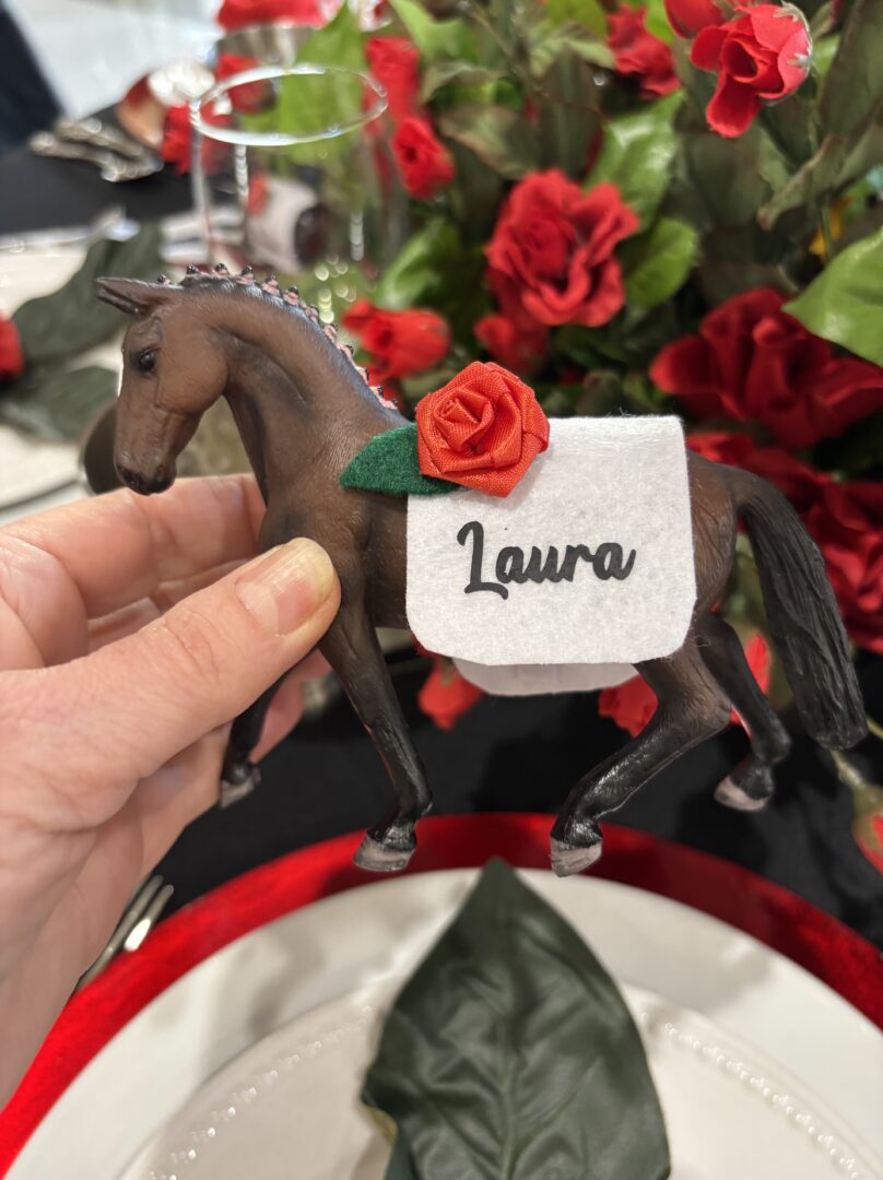 Horse place card