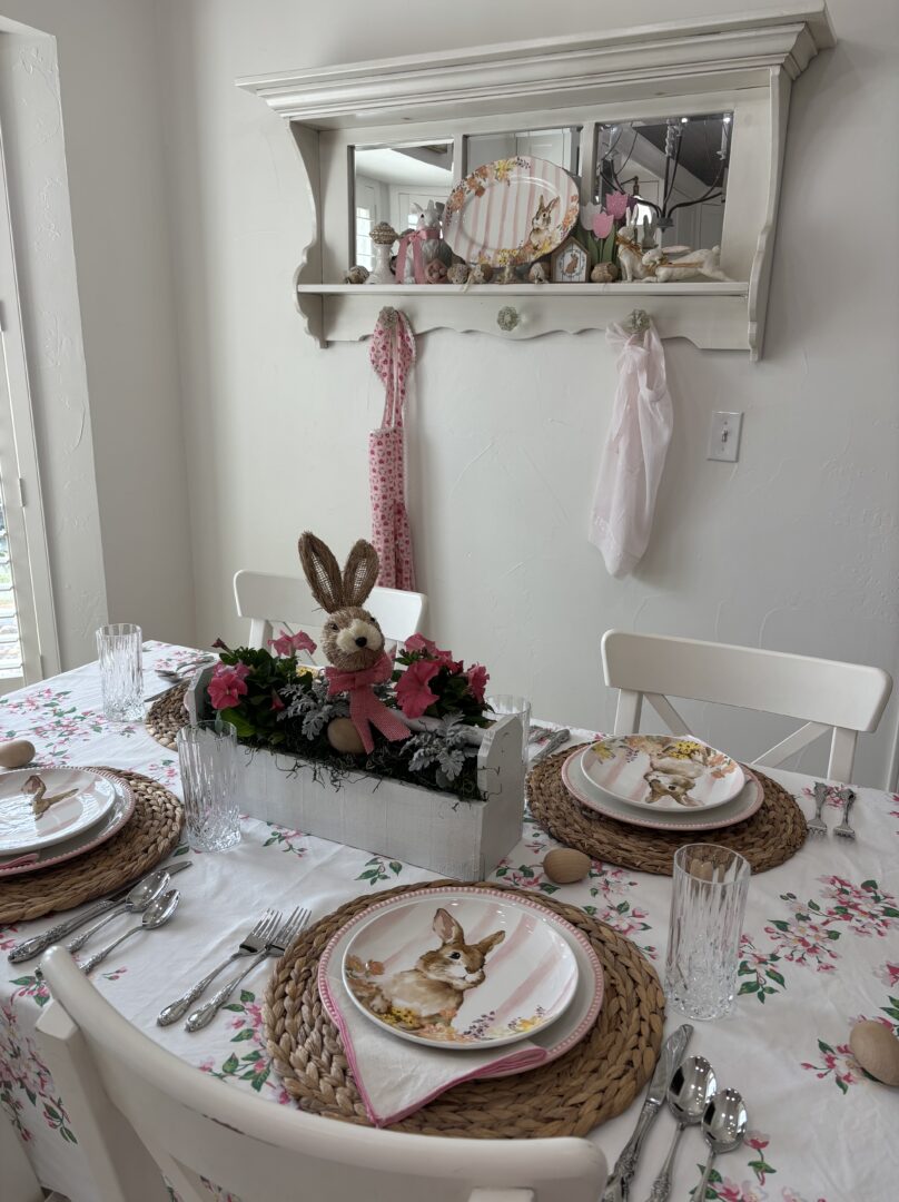 spring tablescape spring tablescape