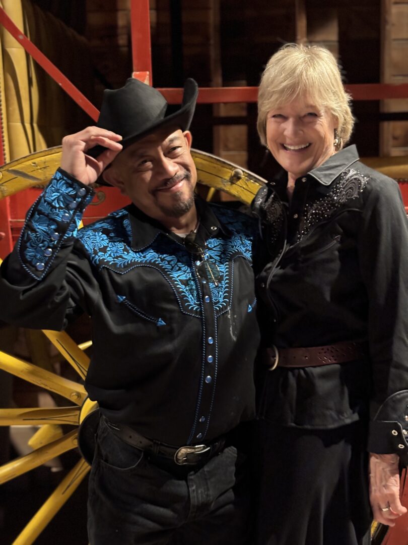 Orlando de la Paz and Pamela Roylance