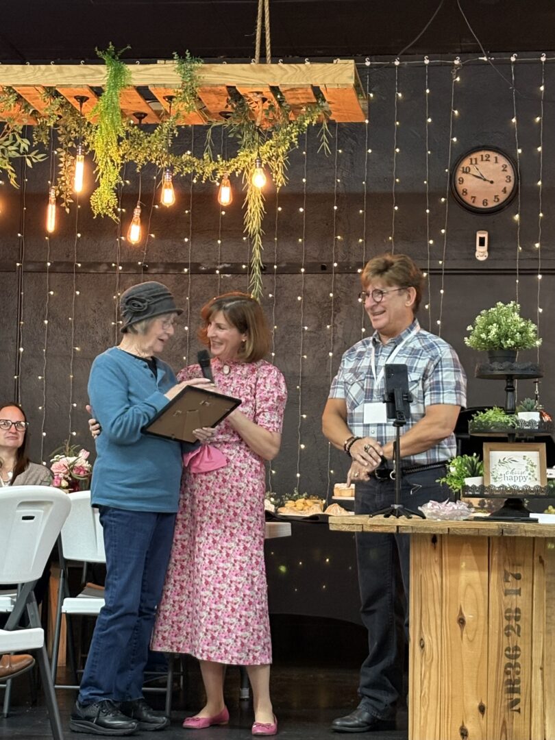 Charlotte Stewart Honorary Inductee at the Society of the Ingalls Family inaugural meeting. 