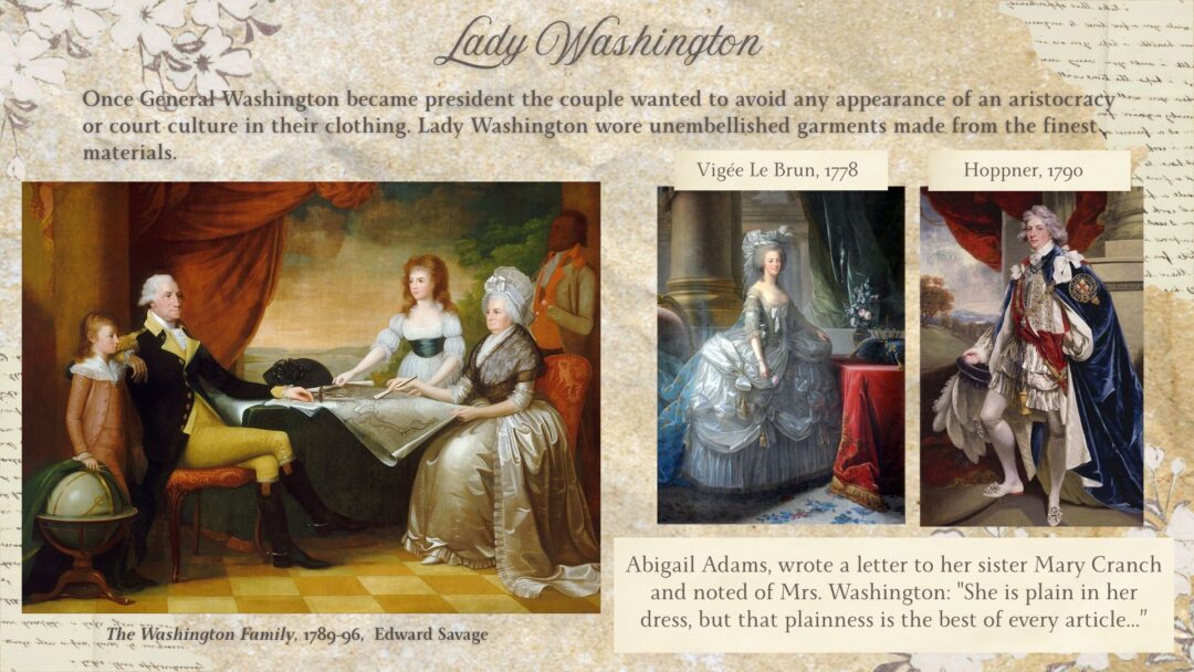 What Martha Washington Might Have Worn