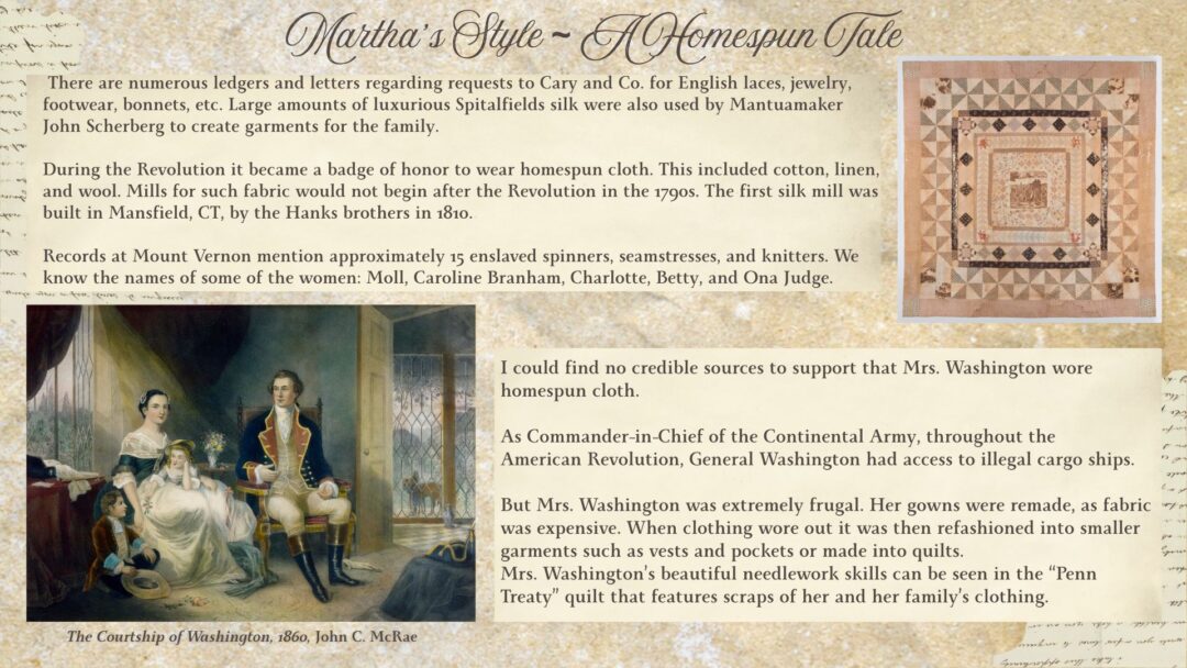 Martha Washingtons Style