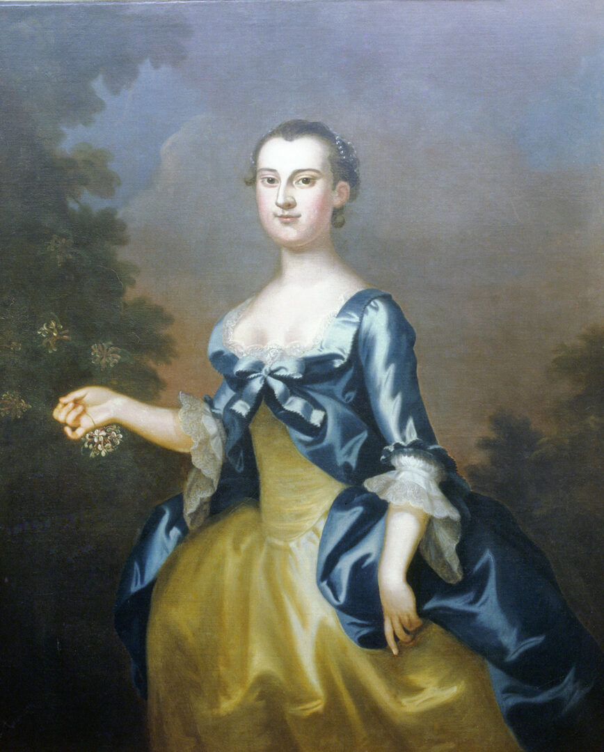 Martha Dandridge Custis by John Wollaston c. 1757