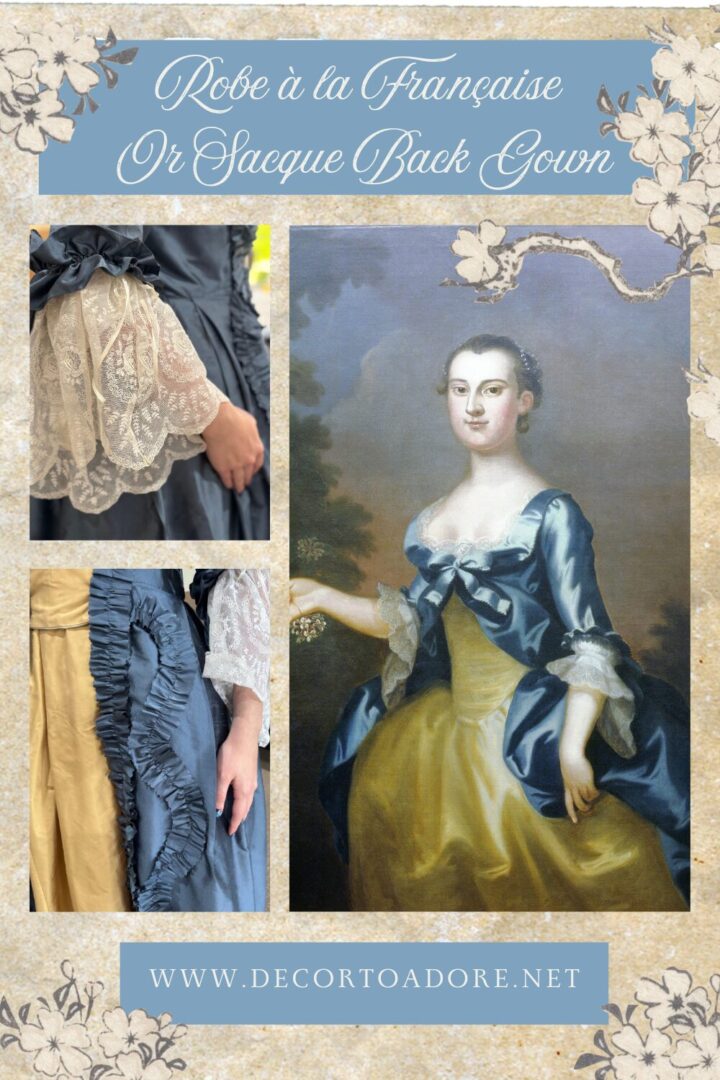 Robe à la Française Or Sacque Back Gown