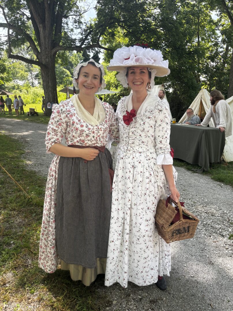 Justine Rayfield and Laura Ingalls Gunn