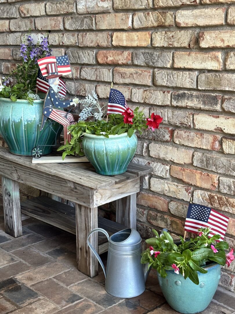 Fun decor for Fourth of July