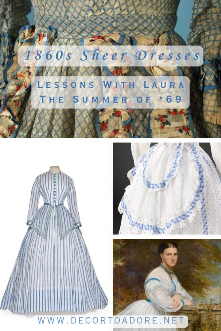 1860s Sheer Dresses