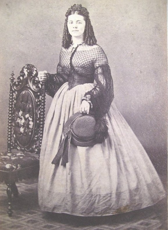 1860s Sheer Waist with Swiss waist